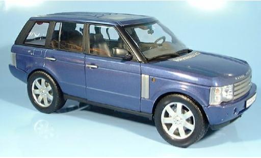 Miniature Land Rover Range Rover 1/18 Welly met. bleue 2003 1:18 Land Rover Range Rover 1/18 Welly met. bleue 2003 1:18 miniature