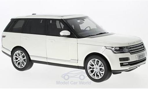 Miniature Land Rover Range Rover 1/18 Welly metallise blanche 2013 GTA Edition Land Rover Range Rover 1/18 Welly metallise blanche 2013 GTA Edition miniature
