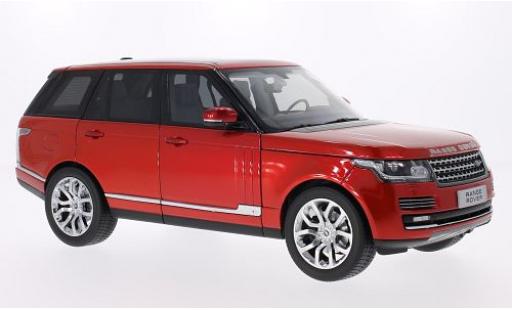 Miniature Land Rover Range Rover 1/18 Welly rouge 2013 1:18 Land Rover Range Rover 1/18 Welly rouge 2013 1:18 miniature