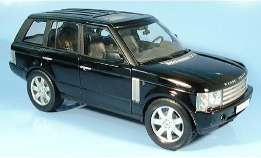 Miniature Land Rover Range Rover 1/18 Welly noire 2003 1:18 Land Rover Range Rover 1/18 Welly noire 2003 1:18 miniature