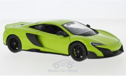 Miniature McLaren 675 1/24 Welly LT verte McLaren 675 1/24 Welly LT verte miniature