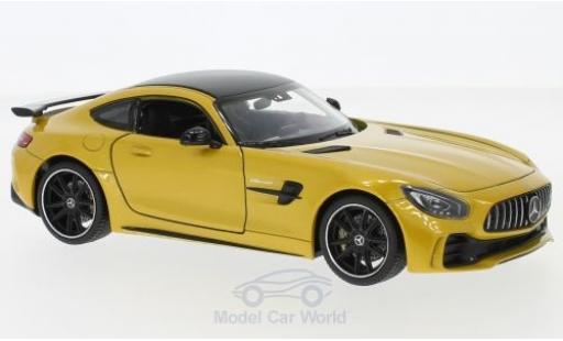 Miniature Mercedes AMG GT 1/24 Welly R metallise jaune Mercedes AMG GT 1/24 Welly R metallise jaune miniature