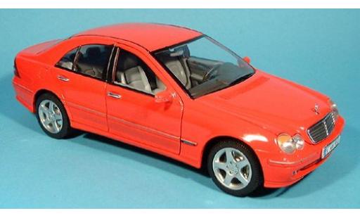 Miniature Mercedes Classe C 1/18 Welly rouge 2001 1:18 Mercedes Classe C 1/18 Welly rouge 2001 1:18 miniature