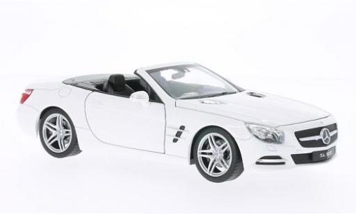 Miniature Mercedes Classe SL 1/24 Welly SL 500 (R231) blanche 2012 1:24 Mercedes Classe SL 1/24 Welly SL 500 (R231) blanche 2012 1:24 miniature