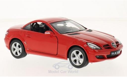 Miniature Mercedes Classe SLK 1/24 Welly SLK 350 rouge Mercedes Classe SLK 1/24 Welly SLK 350 rouge miniature