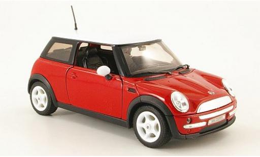 Miniature Mini Cooper 1/24 Welly rouge 1:24 Mini Cooper 1/24 Welly rouge 1:24 miniature