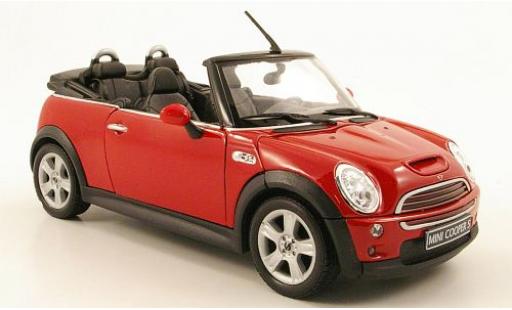 Miniature Mini Cooper 1/24 Welly S Cabriolet rouge 1:24 Mini Cooper 1/24 Welly S Cabriolet rouge 1:24 miniature