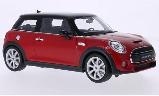 Miniature Mini Cooper 1/18 Welly S rouge/noire 2014 1:18 Mini Cooper 1/18 Welly S rouge/noire 2014 1:18 miniature