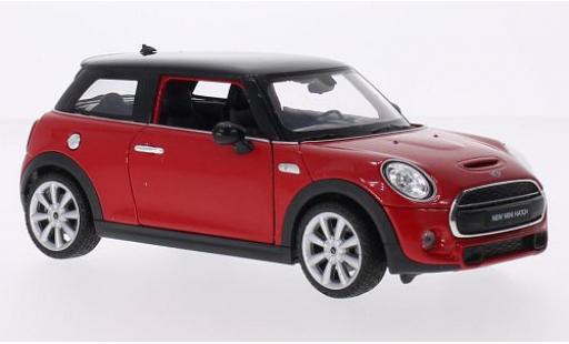 Miniature Mini Cooper 1/24 Welly S rouge/noire 2014 Mini Cooper 1/24 Welly S rouge/noire 2014 miniature