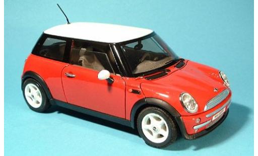 Miniature Mini Cooper 1/18 Welly New rouge 1:18 Mini Cooper 1/18 Welly New rouge 1:18 miniature