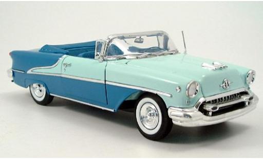 Miniature Oldsmobile Super 88 1/18 Welly Cabriolet verte/bleue 1955 Oldsmobile Super 88 1/18 Welly Cabriolet verte/bleue 1955 miniature