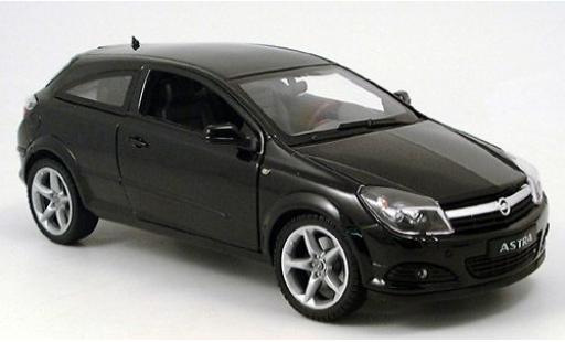 Miniature Opel Astra 1/18 Welly GTC noire 2005 1:18 Opel Astra 1/18 Welly GTC noire 2005 1:18 miniature
