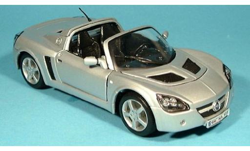 Miniature Opel Speedster 1/24 Welly grise 1:24 Opel Speedster 1/24 Welly grise 1:24 miniature