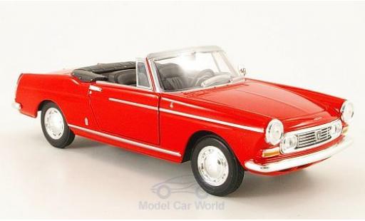 Miniature Peugeot 404 1/24 Welly Cabriolet rouge 1963 ohne Vitrine Peugeot 404 1/24 Welly Cabriolet rouge 1963 ohne Vitrine miniature