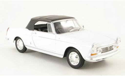 Miniature Peugeot 404 1/24 Welly Cabriolet blanche geschlossen 1963 1:24 Peugeot 404 1/24 Welly Cabriolet blanche geschlossen 1963 1:24 miniature