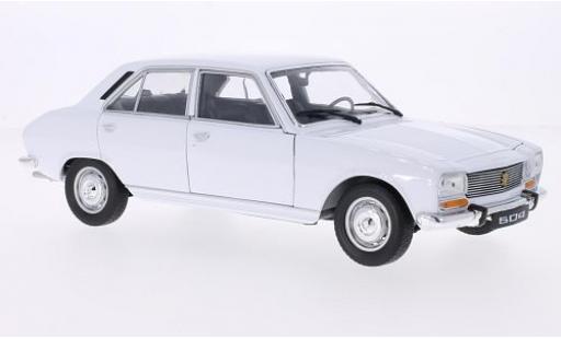 Miniature Peugeot 504 1/18 Welly blanche 1975 1:18 Peugeot 504 1/18 Welly blanche 1975 1:18 miniature