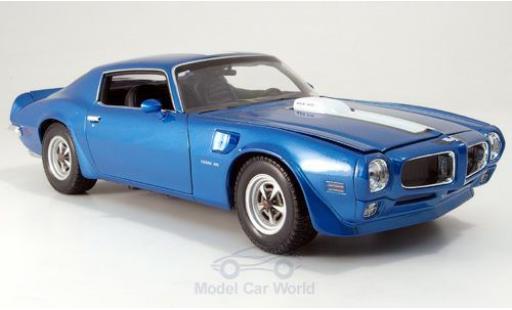 Miniature Pontiac Firebird 1972 1/18 Welly Trans Am bleue 1972 Pontiac Firebird 1972 1/18 Welly Trans Am bleue 1972 miniature