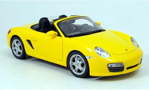 Miniature Porsche Boxster 1/18 Welly S jaune offen 1:18 Porsche Boxster 1/18 Welly S jaune offen 1:18 miniature