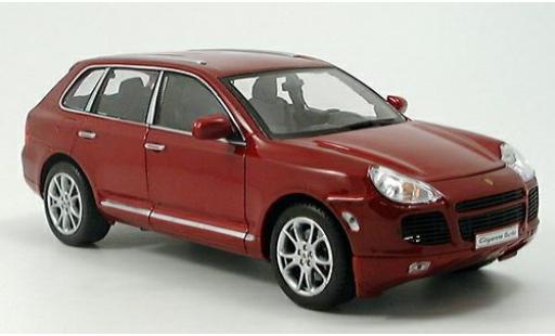 Miniature Porsche Cayenne Turbo 1/18 Welly turbo dk. rouge 1:18 Porsche Cayenne Turbo 1/18 Welly turbo dk. rouge 1:18 miniature