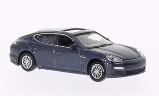 Miniature Porsche Panamera S 1/87 Welly S metallise bleue Porsche Panamera S 1/87 Welly S metallise bleue miniature