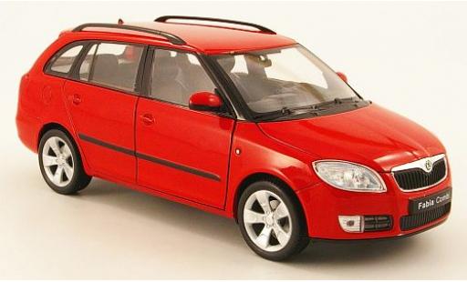 Miniature Skoda Fabia 1/24 Welly II Combi rouge Skoda Fabia 1/24 Welly II Combi rouge miniature