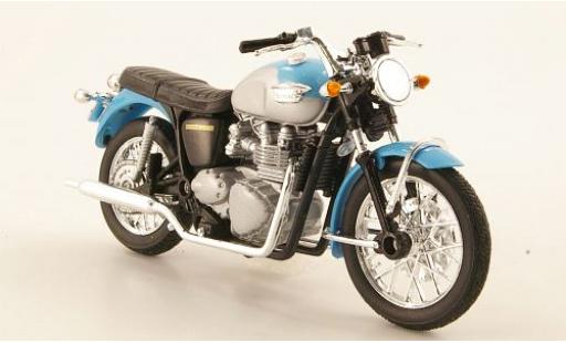 Miniature Triumph Bonneville 1/18 Welly bleue 2002 1:18 Triumph Bonneville 1/18 Welly bleue 2002 1:18 miniature