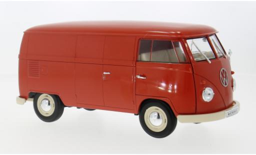 Miniature Volkswagen Bulli 1/18 Welly T1 rouge 1963 1:18 Volkswagen Bulli 1/18 Welly T1 rouge 1963 1:18 miniature