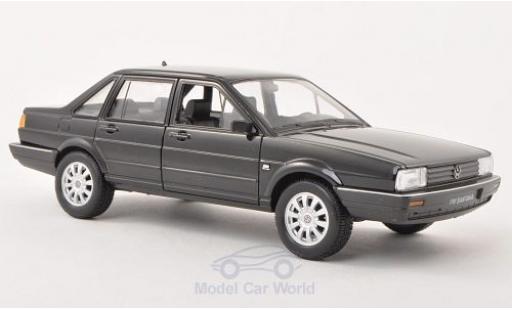 Miniature Volkswagen Santana 1/24 Welly noire Volkswagen Santana 1/24 Welly noire miniature
