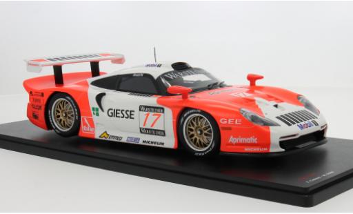 Miniature Porsche 996 GT1 1/18 Werk83 911 rouge/blanche FIA GT Championship 1997 #17 1:18 Porsche 996 GT1 1/18 Werk83 911 rouge/blanche FIA GT Championship 1997 #17 1:18 miniature