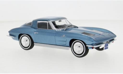 Miniature Chevrolet Corvette 1/24 WhiteBox (C2) Stingray metallise bleue 1963 1:24 Chevrolet Corvette 1/24 WhiteBox (C2) Stingray metallise bleue 1963 1:24 miniature