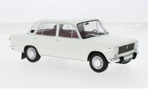 Miniature Fiat 124 1/24 WhiteBox blanche 1970 1:24 Fiat 124 1/24 WhiteBox blanche 1970 1:24 miniature