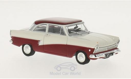 Miniature Ford Taunus 1957 1/43 WhiteBox 17m (P2) blanche/rouge 1957 Ford Taunus 1957 1/43 WhiteBox 17m (P2) blanche/rouge 1957 miniature
