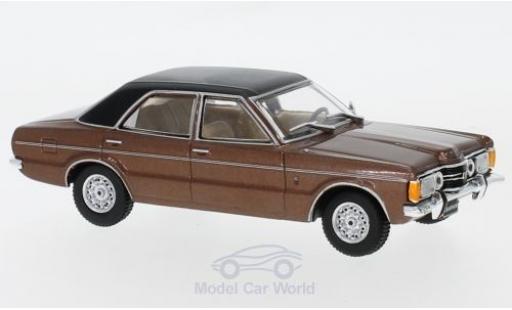 Miniature Ford Taunus 1/43 WhiteBox GXL metallise marron/noire 1974 Ford Taunus 1/43 WhiteBox GXL metallise marron/noire 1974 miniature