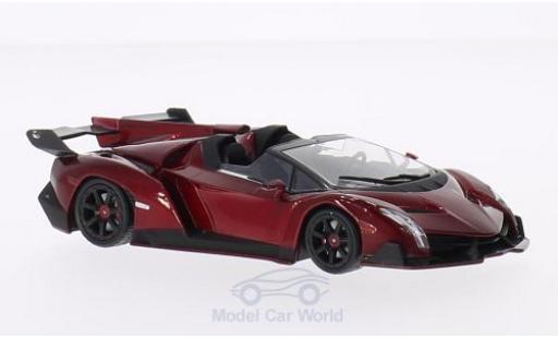 Miniature Lamborghini Veneno 1/43 WhiteBox Roadster metallise rouge 2013 Lamborghini Veneno 1/43 WhiteBox Roadster metallise rouge 2013 miniature