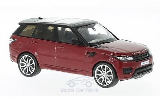Miniature Land Rover Range Rover 1/43 WhiteBox Sport metallise rouge/noire 2014 Land Rover Range Rover 1/43 WhiteBox Sport metallise rouge/noire 2014 miniature
