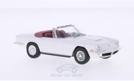 Miniature Maserati Mistral 1/43 WhiteBox Spyder blanche Maserati Mistral 1/43 WhiteBox Spyder blanche miniature