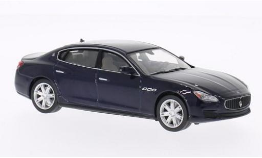 Miniature Maserati Quattroporte 1/43 WhiteBox GTS metallise bleue 2013 Maserati Quattroporte 1/43 WhiteBox GTS metallise bleue 2013 miniature