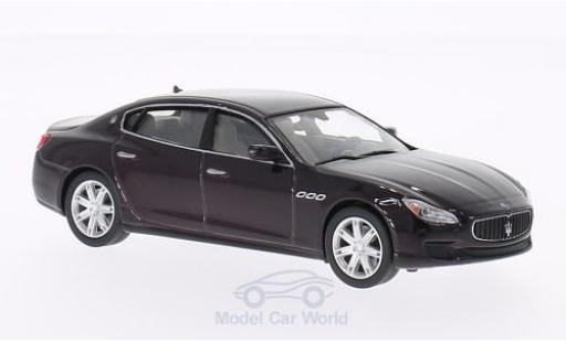 Miniature Maserati Quattroporte 1/43 WhiteBox GTS metallise rouge 2013 Maserati Quattroporte 1/43 WhiteBox GTS metallise rouge 2013 miniature