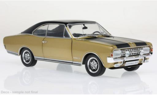 Miniature Opel Commodore 1/24 WhiteBox A GS/E Coupe gold/noire Opel Commodore 1/24 WhiteBox A GS/E Coupe gold/noire miniature