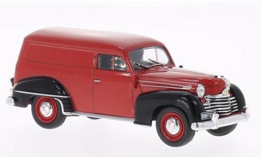 Miniature Opel Olympia 1/43 WhiteBox rouge/noire 1950 fourgon Opel Olympia 1/43 WhiteBox rouge/noire 1950 fourgon miniature