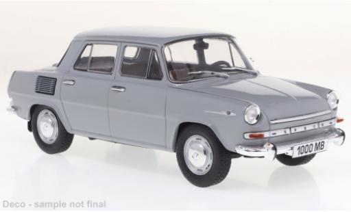 Miniature Skoda 1000 1/24 WhiteBox MB grise/blanche 1965 Skoda 1000 1/24 WhiteBox MB grise/blanche 1965 miniature