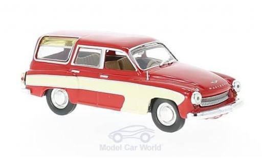 Miniature Wartburg 312 1/43 WhiteBox Camping rouge/beige 1960 Wartburg 312 1/43 WhiteBox Camping rouge/beige 1960 miniature