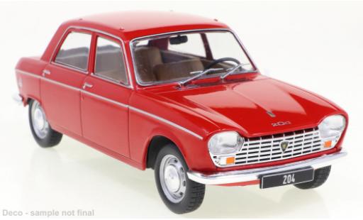 Miniature Peugeot 204 1/24 WhiteBox rouge 1968 Peugeot 204 1/24 WhiteBox rouge 1968 miniature