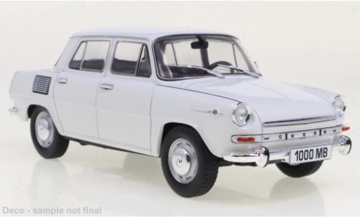 Miniature Skoda 1000 1/24 WhiteBox MB blanche 1968 Skoda 1000 1/24 WhiteBox MB blanche 1968 miniature