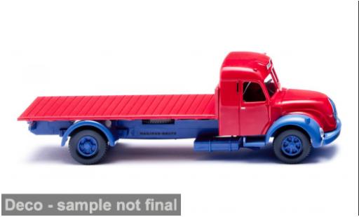 Miniature Magirus S 7500 1/87 Wiking rouge/bleue 1955 1:87 Magirus S 7500 1/87 Wiking rouge/bleue 1955 1:87 miniature