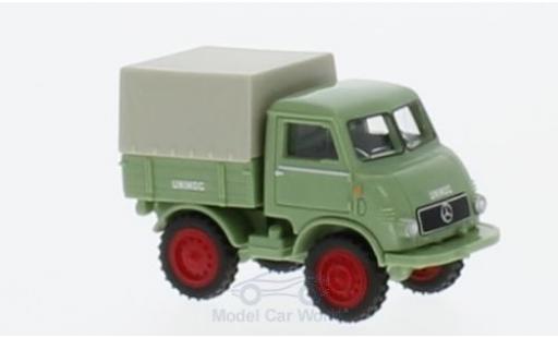 Miniature Mercedes Unimog 1/87 Wiking U 401 verte Mercedes Unimog 1/87 Wiking U 401 verte miniature