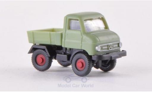 Miniature Mercedes Unimog 1/160 Wiking U 411 verte Mercedes Unimog 1/160 Wiking U 411 verte miniature