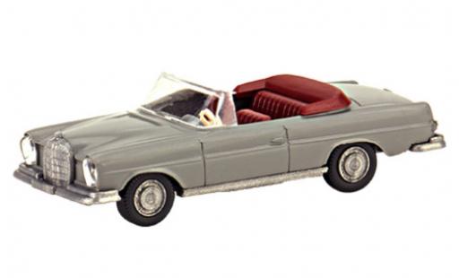 Miniature Mercedes 280 1/87 Wiking PMS SE Cabriolet (W111) grise s�rie 800 Mercedes 280 1/87 Wiking PMS SE Cabriolet (W111) grise s�rie 800 miniature
