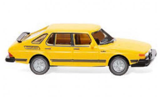 Miniature Saab 900 1/87 Wiking Turbo jaune 1978 Saab 900 1/87 Wiking Turbo jaune 1978 miniature