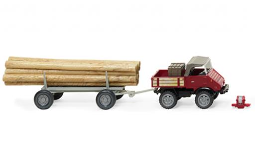 Miniature Mercedes Unimog 1/87 Wiking U401 rouge foncé 1956 Mercedes Unimog 1/87 Wiking U401 rouge foncé 1956 miniature